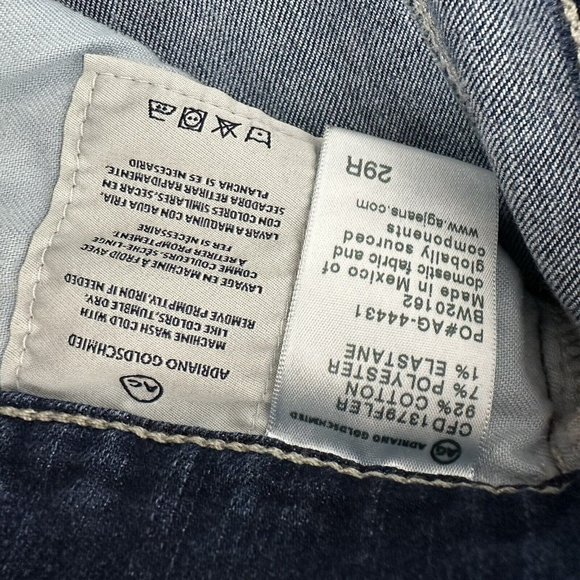 AG Adriano Goldschmied Jeans Womens Size 29 Blue Farrah High Rise Skinny Stretch - Picture 8 of 16